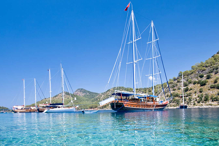 Yacht charter in Turčija
